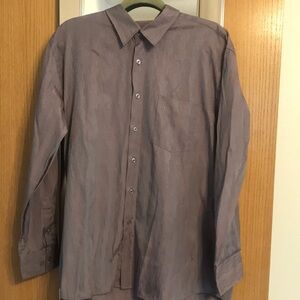 Benzene size XL Purple button up dress shirt